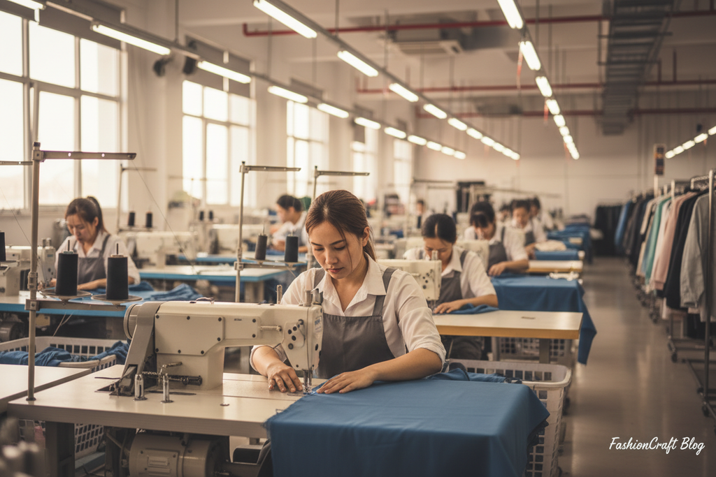 How Clothing Manufacturing Works: From Design to Finished Garment
