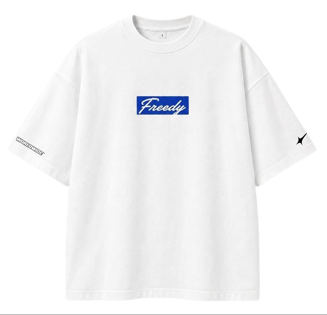 Freedy Worldwide Boxy Logo Tee - White