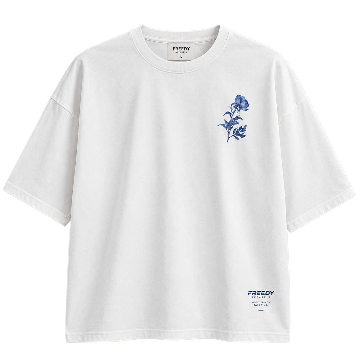 Wild Heart Western Oversized Tee - White