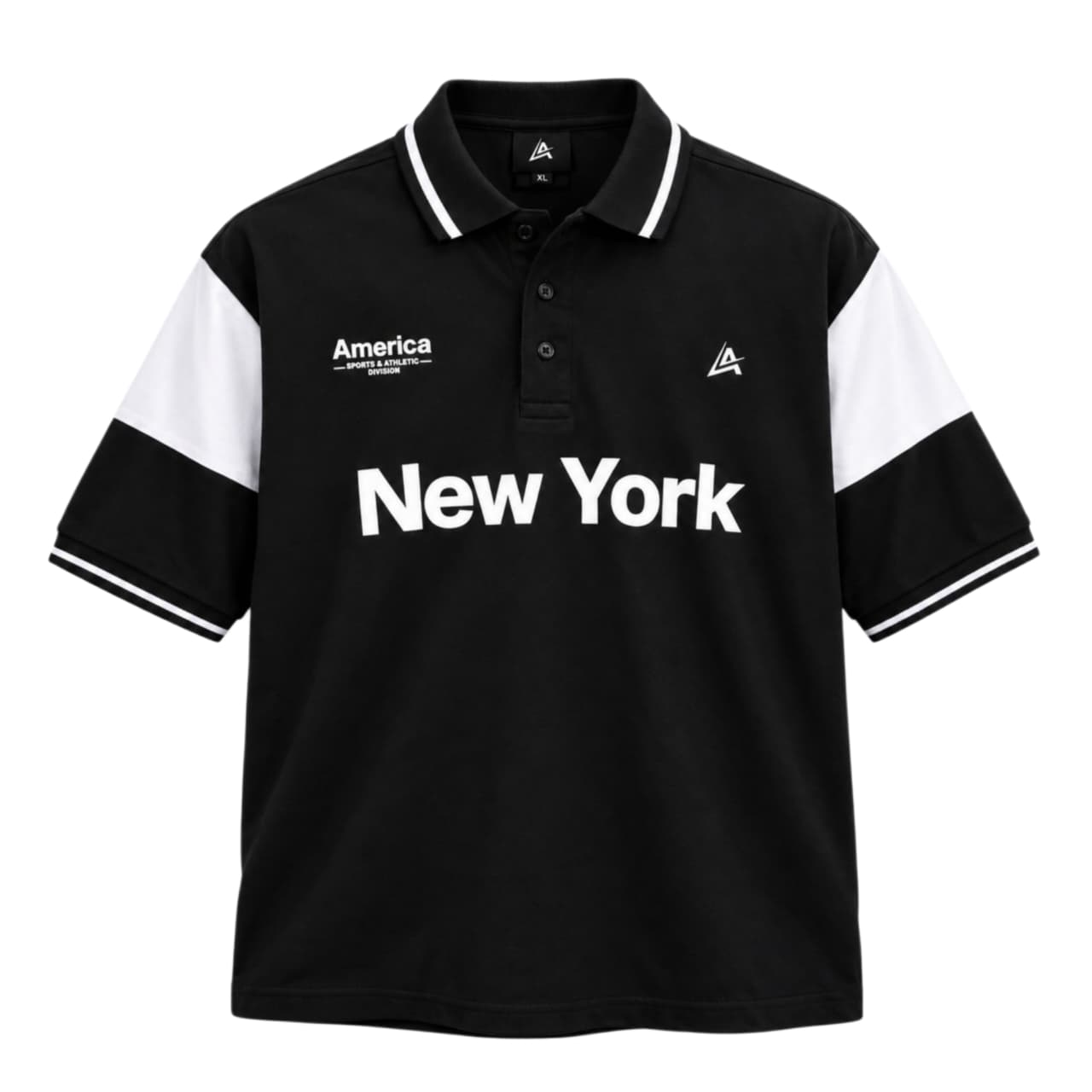 America Sports & Athletic Division New York Polo - Black/White